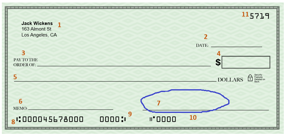 how to write a check - part 7