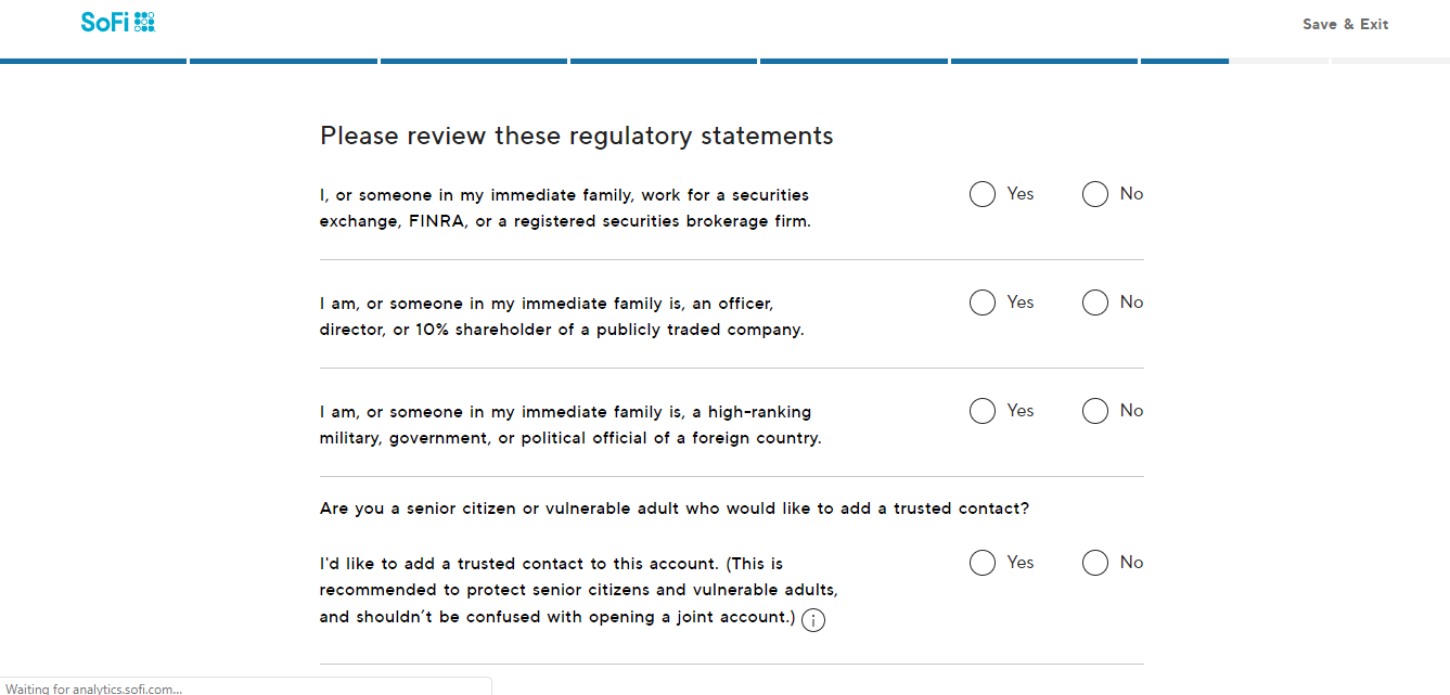8_SoFi Invest_Regulatory statements