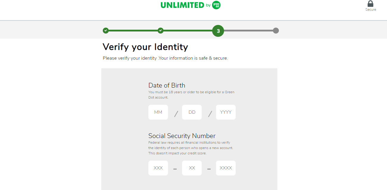 Green Dot Primor Visa Gold Secured Card_Open an account