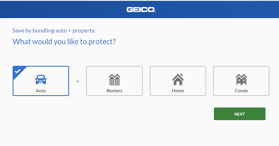 GEICO Car Insurance - How to get a quote 1