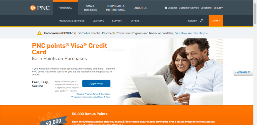 pnc points visa travel insurance