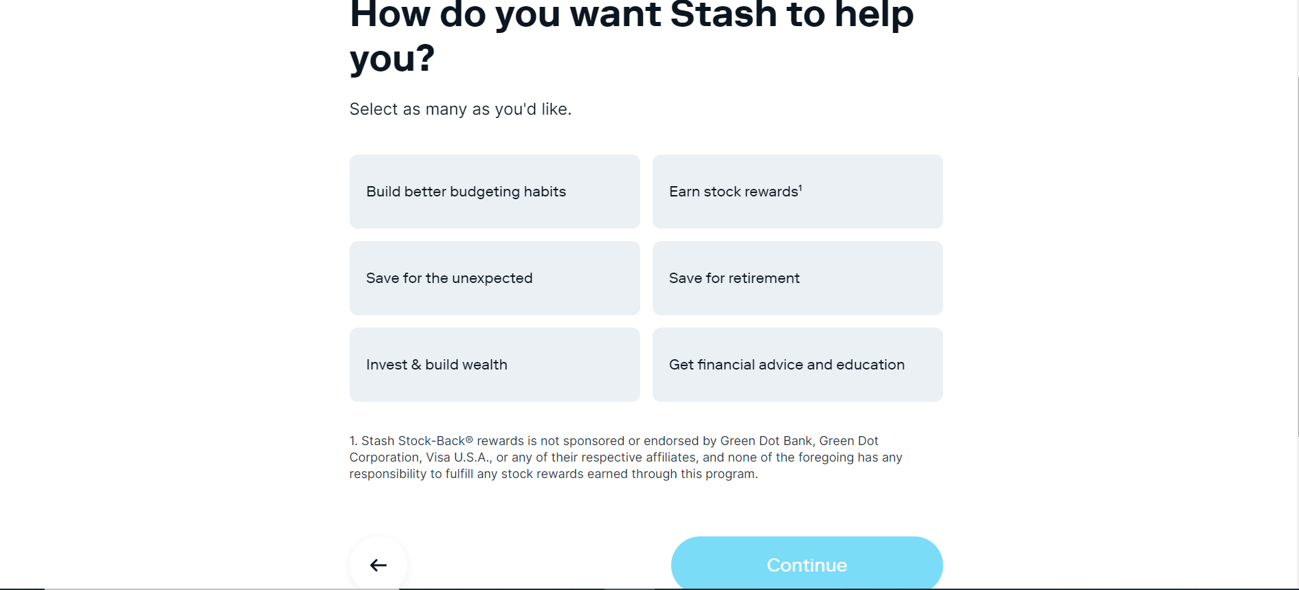 Stash-invest application process 3