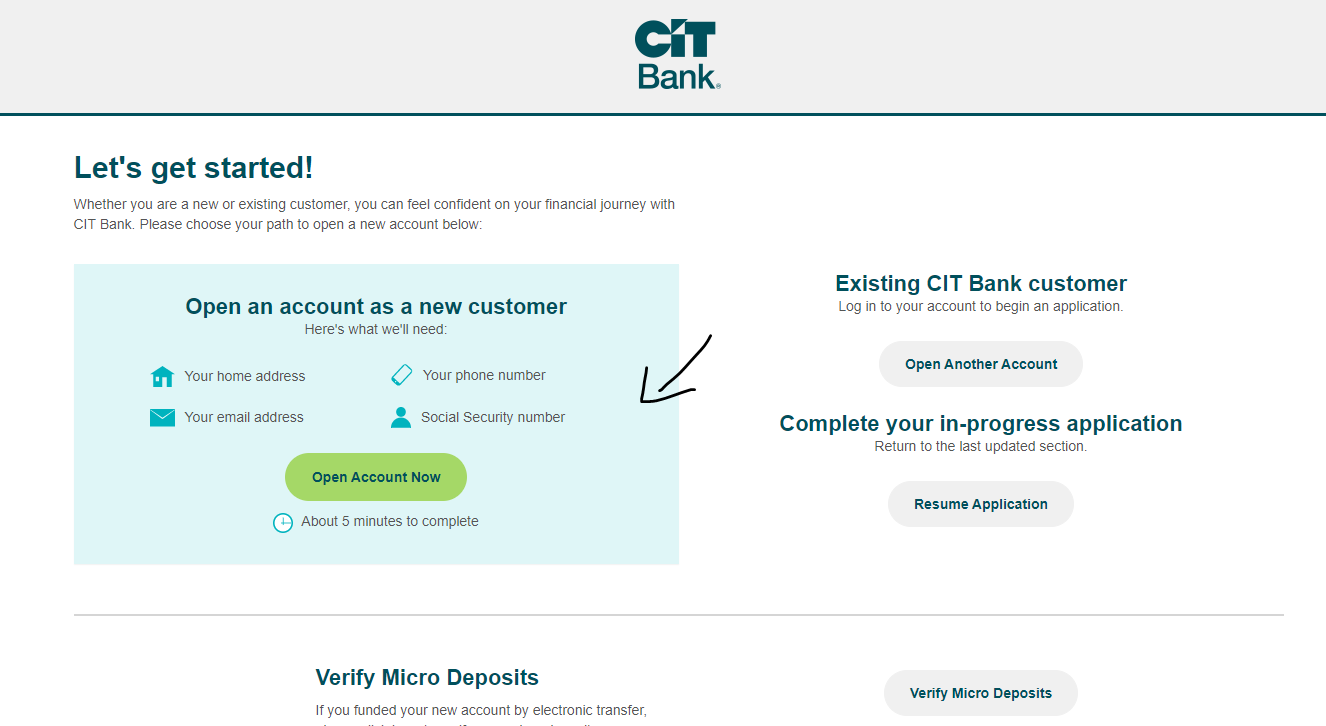 cit bank application process -2