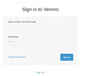 venmo card application step 2