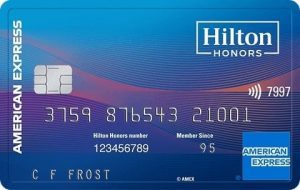 Hilton Honors Surpas card