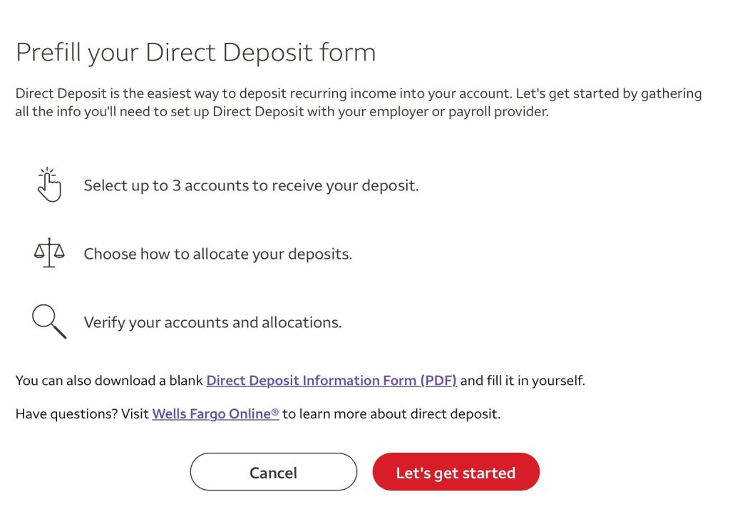 How to Set Up Wells Fargo Direct Deposit