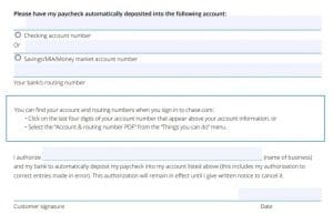 How to Set Up Chase Direct Deposit?