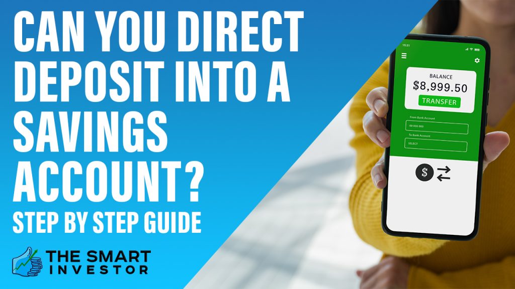 Can You Direct Deposit Into A Savings Account