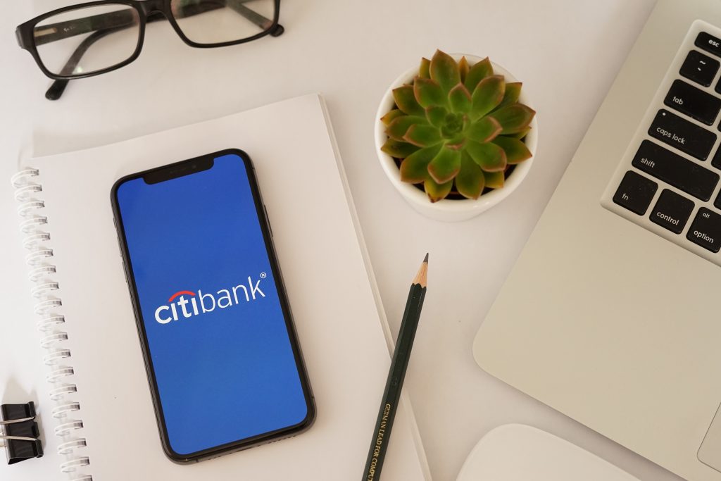 citi bank monthly fees concept