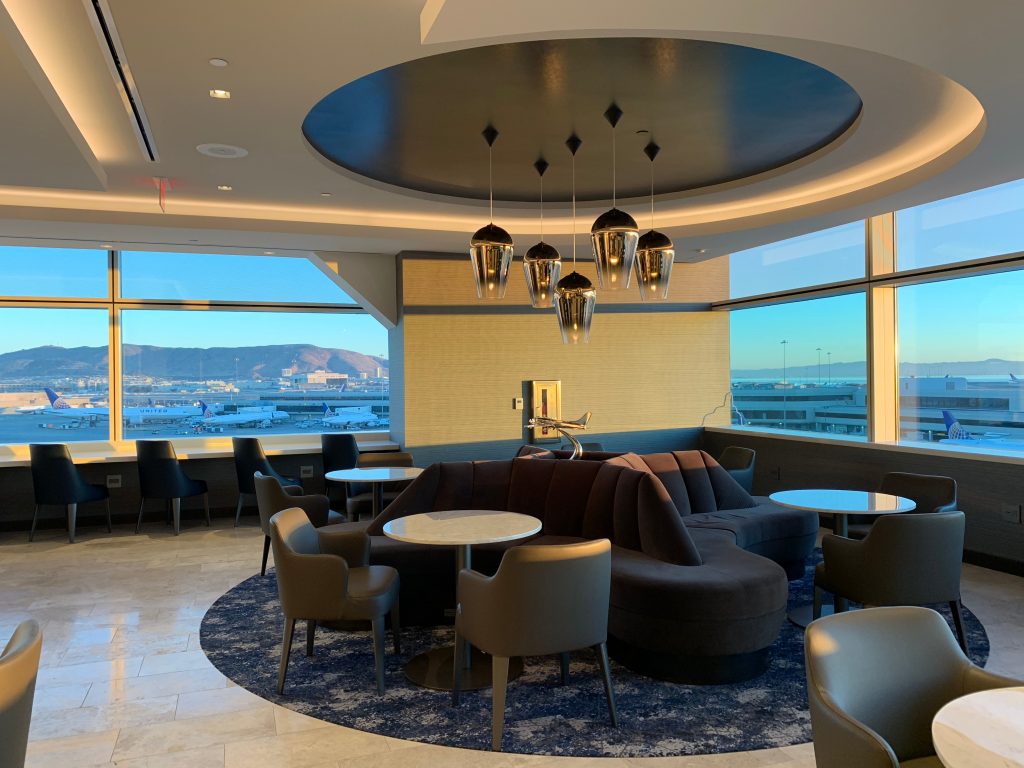 United Polaris Lounge at the San Francisco Airport