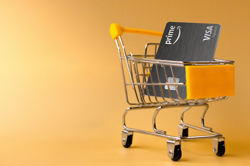 Shopping carts and the Amazon Prime Rewards credit card