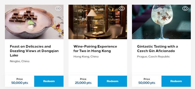 book an experience with hilton points on hilton website