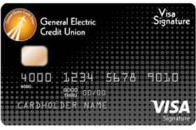 General Electric Credit Union visa signature