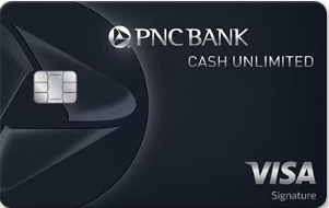 PNC Cash Unlimited Visa Signature® Credit Card