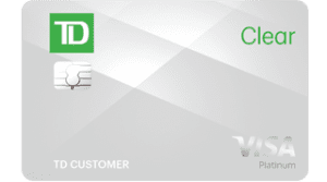 TD Clear Visa Platinum Credit Cards