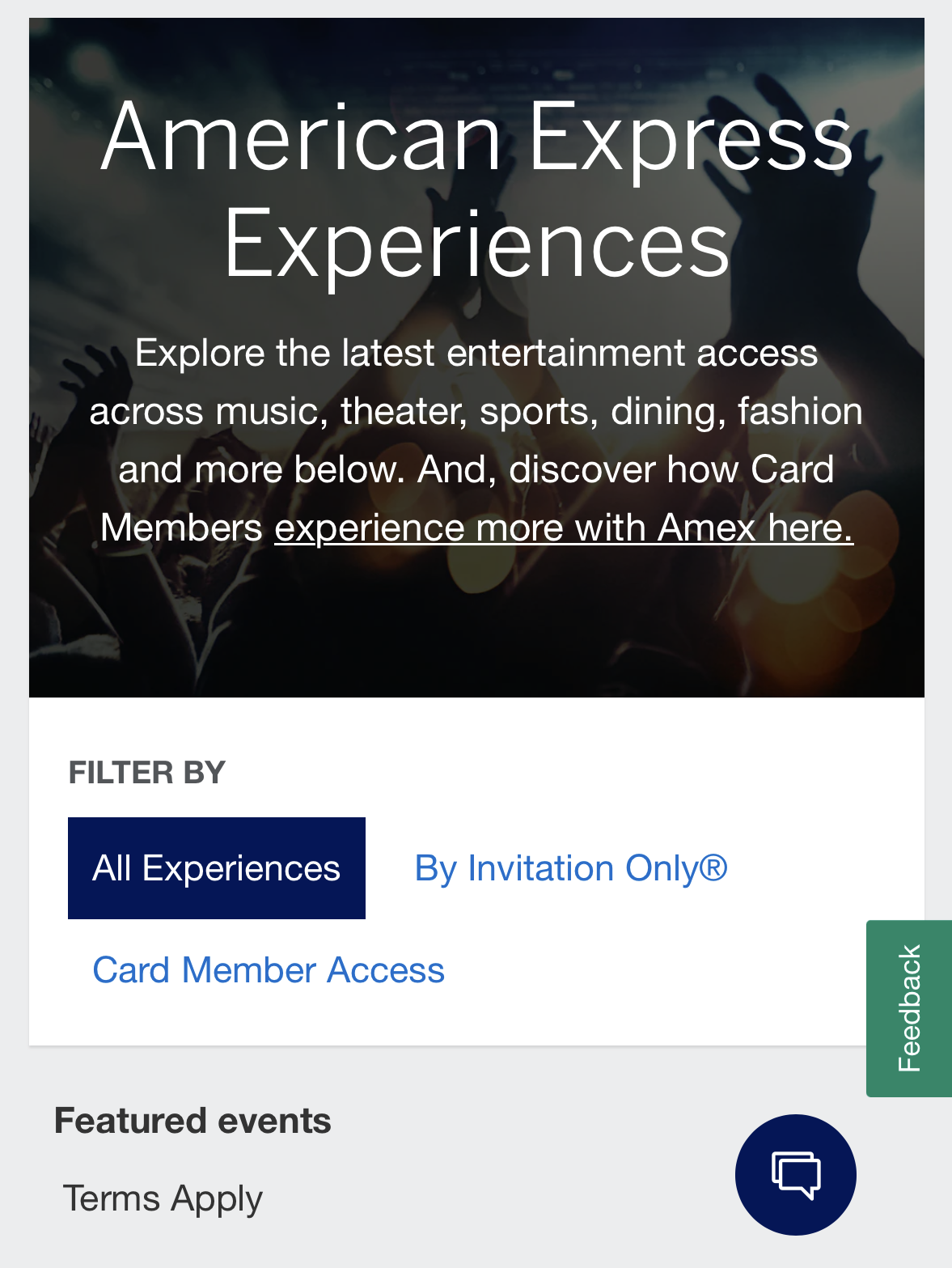 Amex Experience