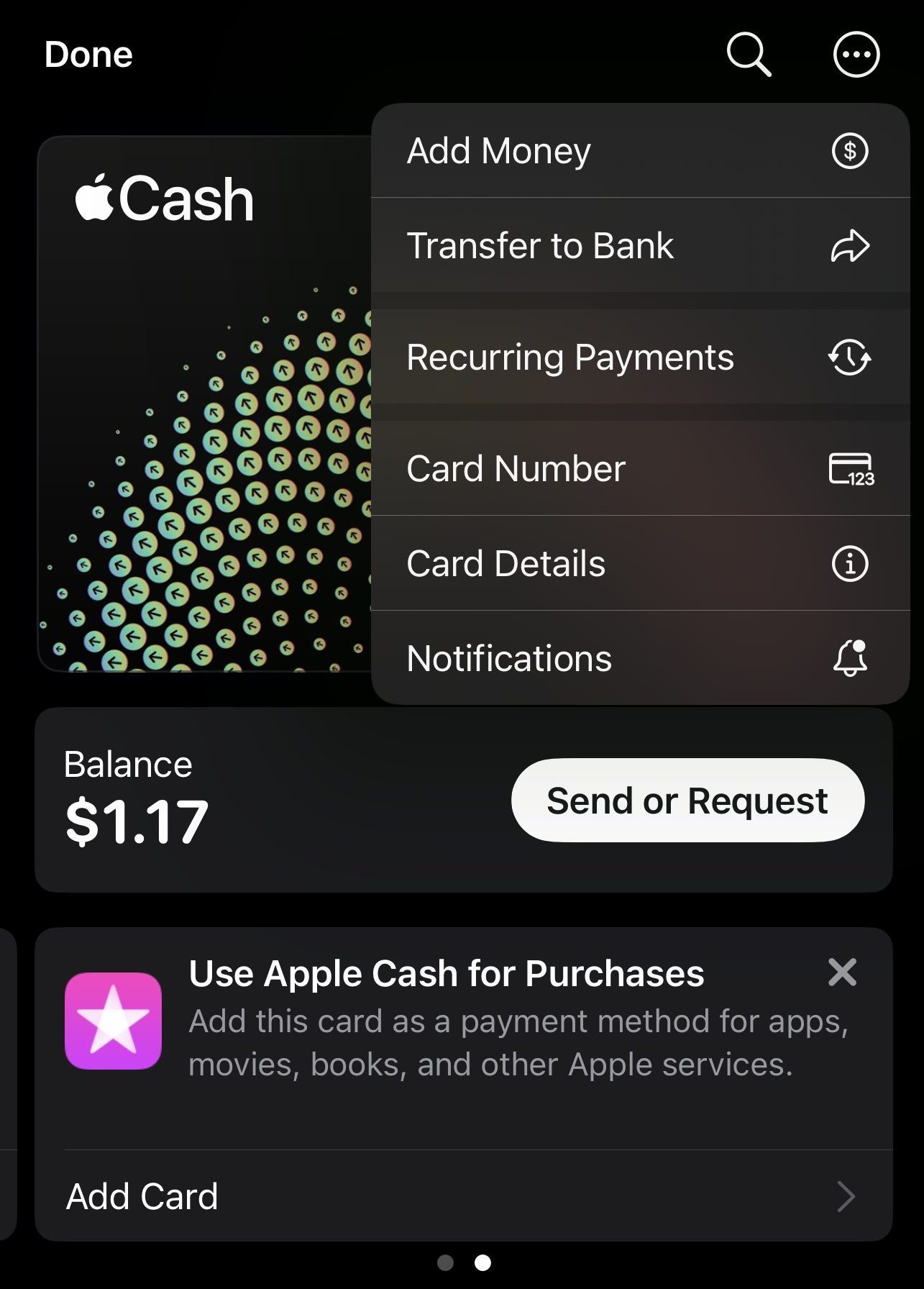 Apple card redeem cash