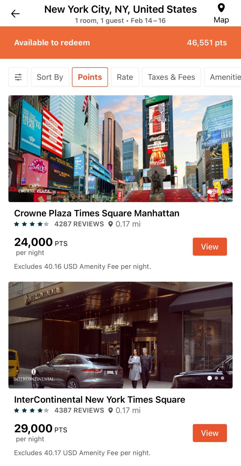 IHG One Rewards Premier Vs. Marriott Bonvoy Boundless: Side By Side ...