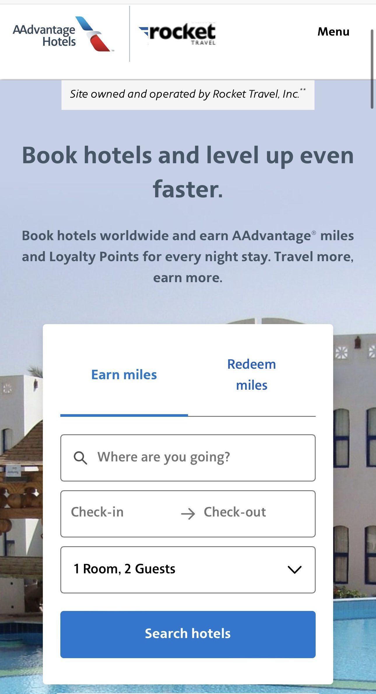 redeem American Airlines miles for hotel nights