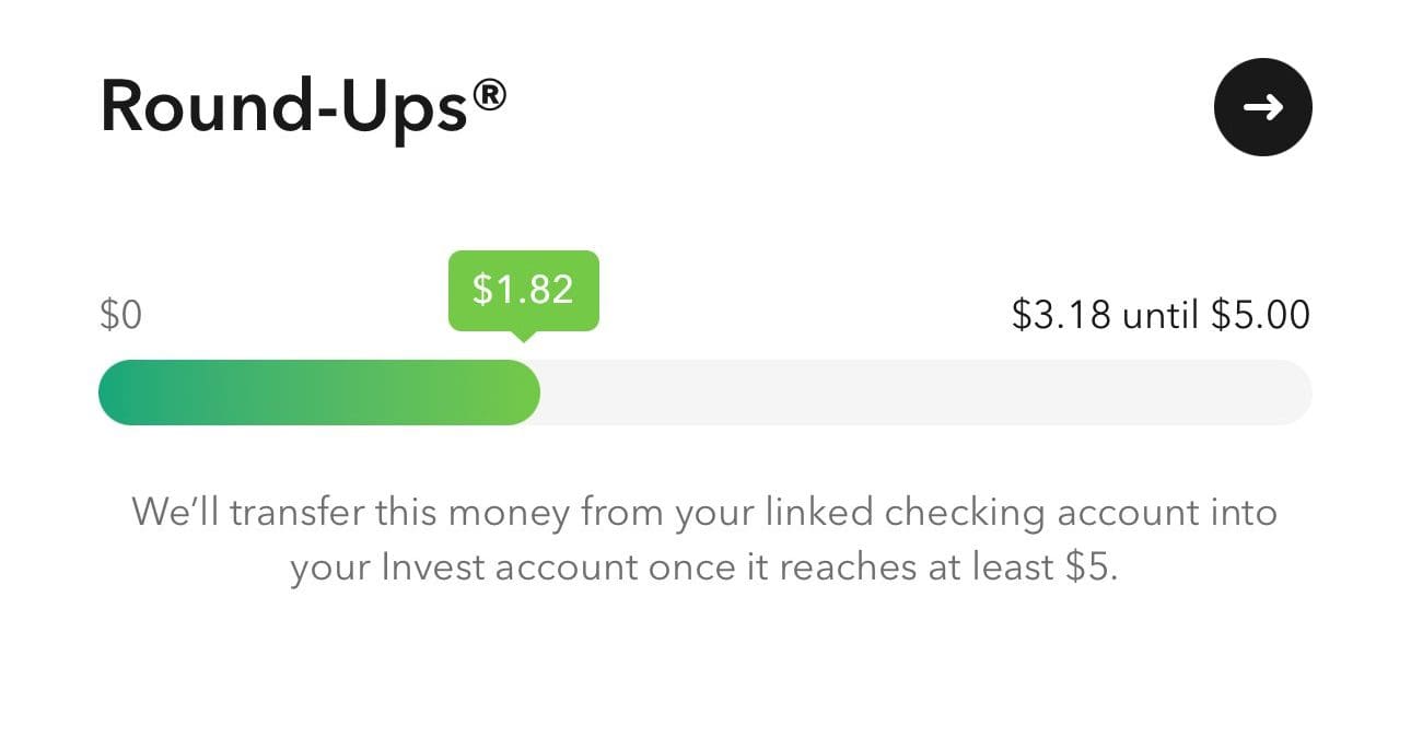 Acorns round up