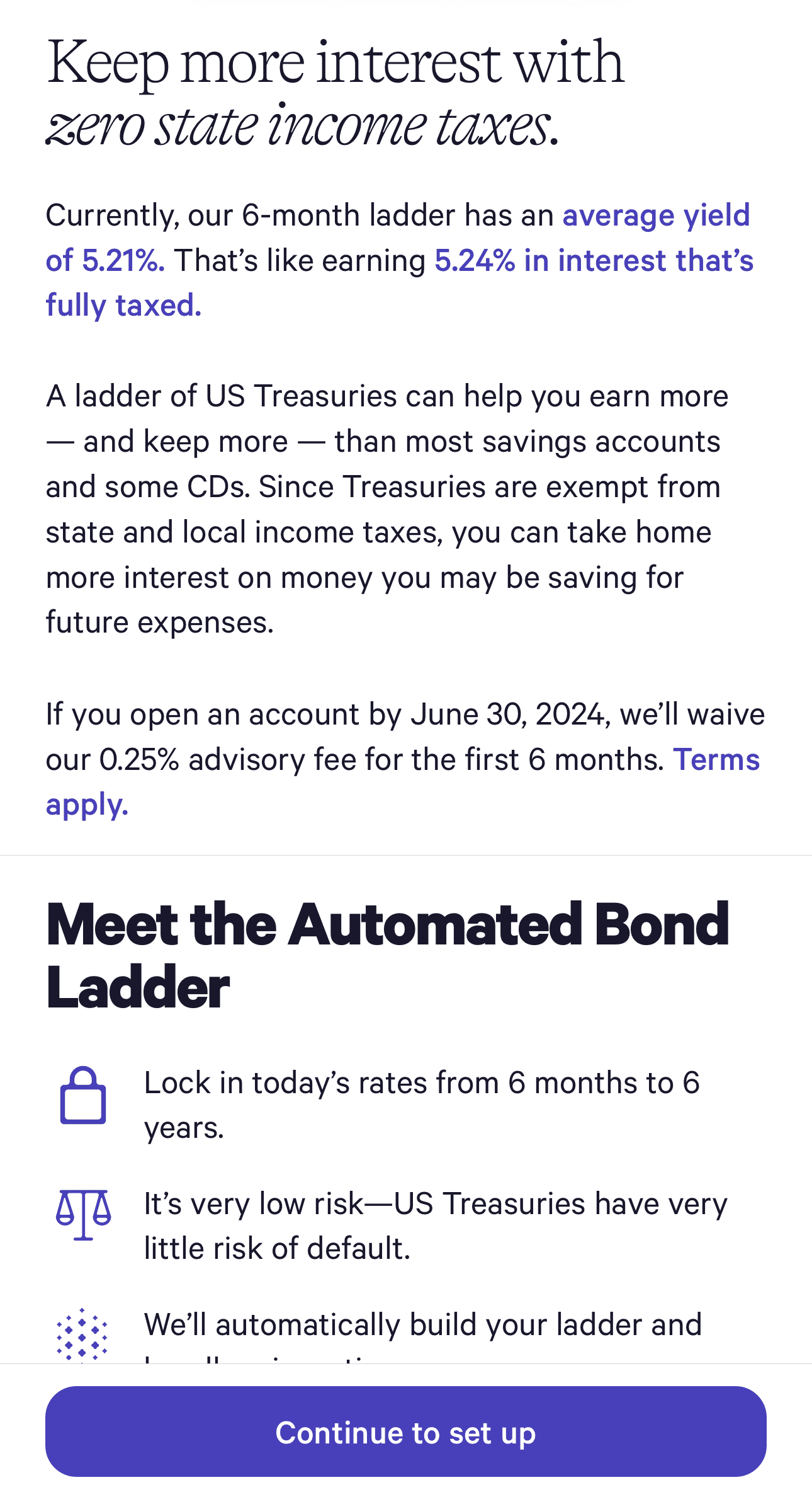 Wealthfront automated bond ladder