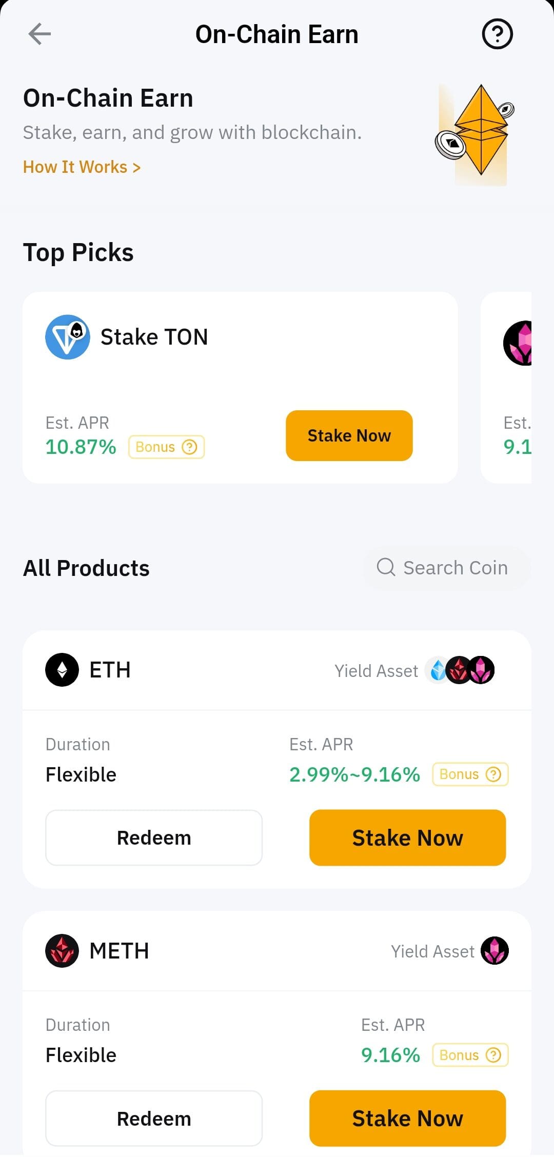 Bybit on chain earn
