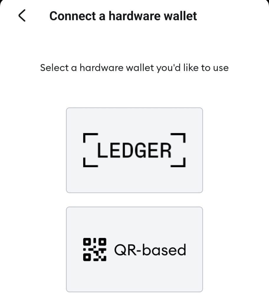 connect a hardware wallet to Metamask wallet