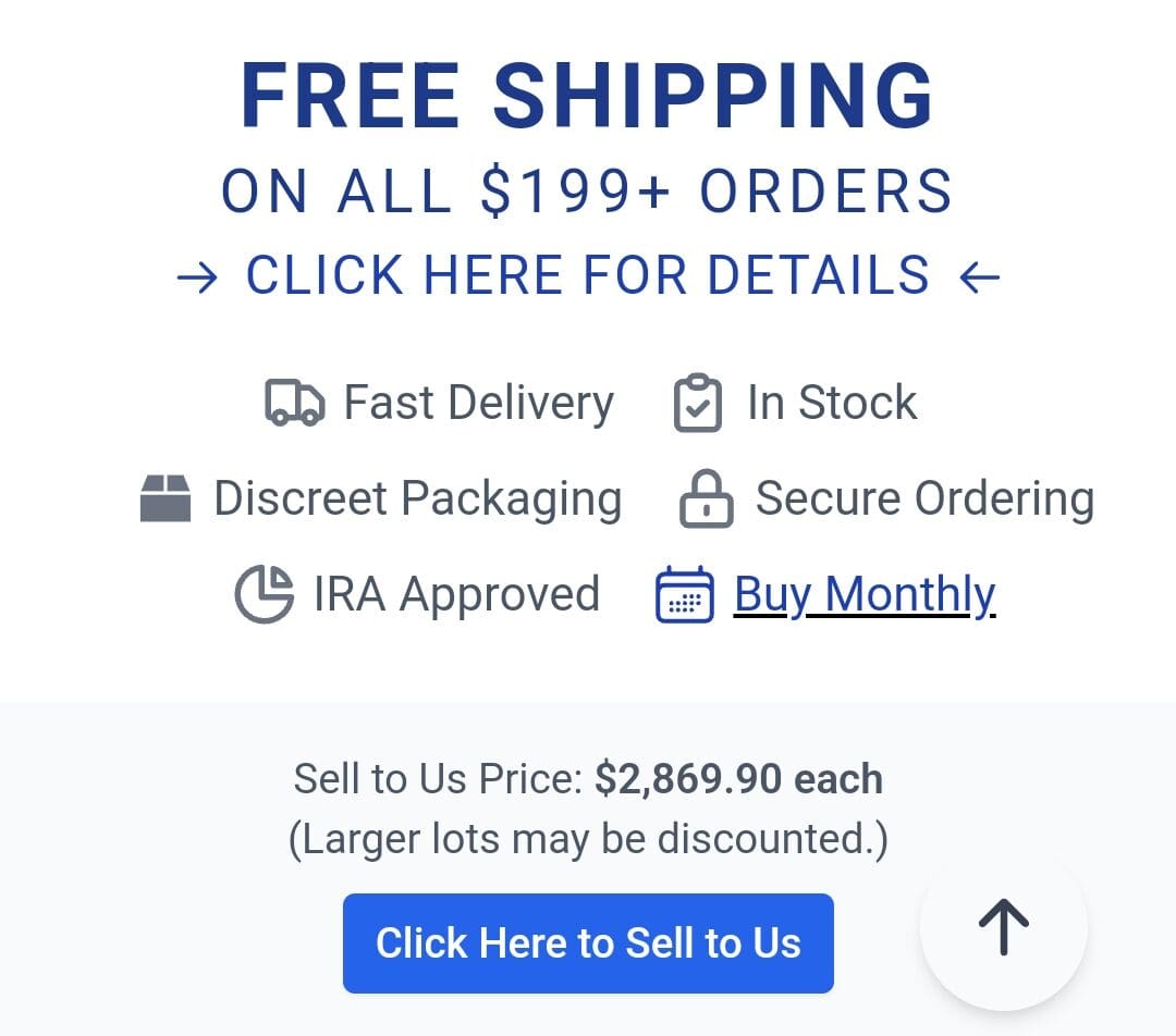 free shipping terms , Money Metals Exchange