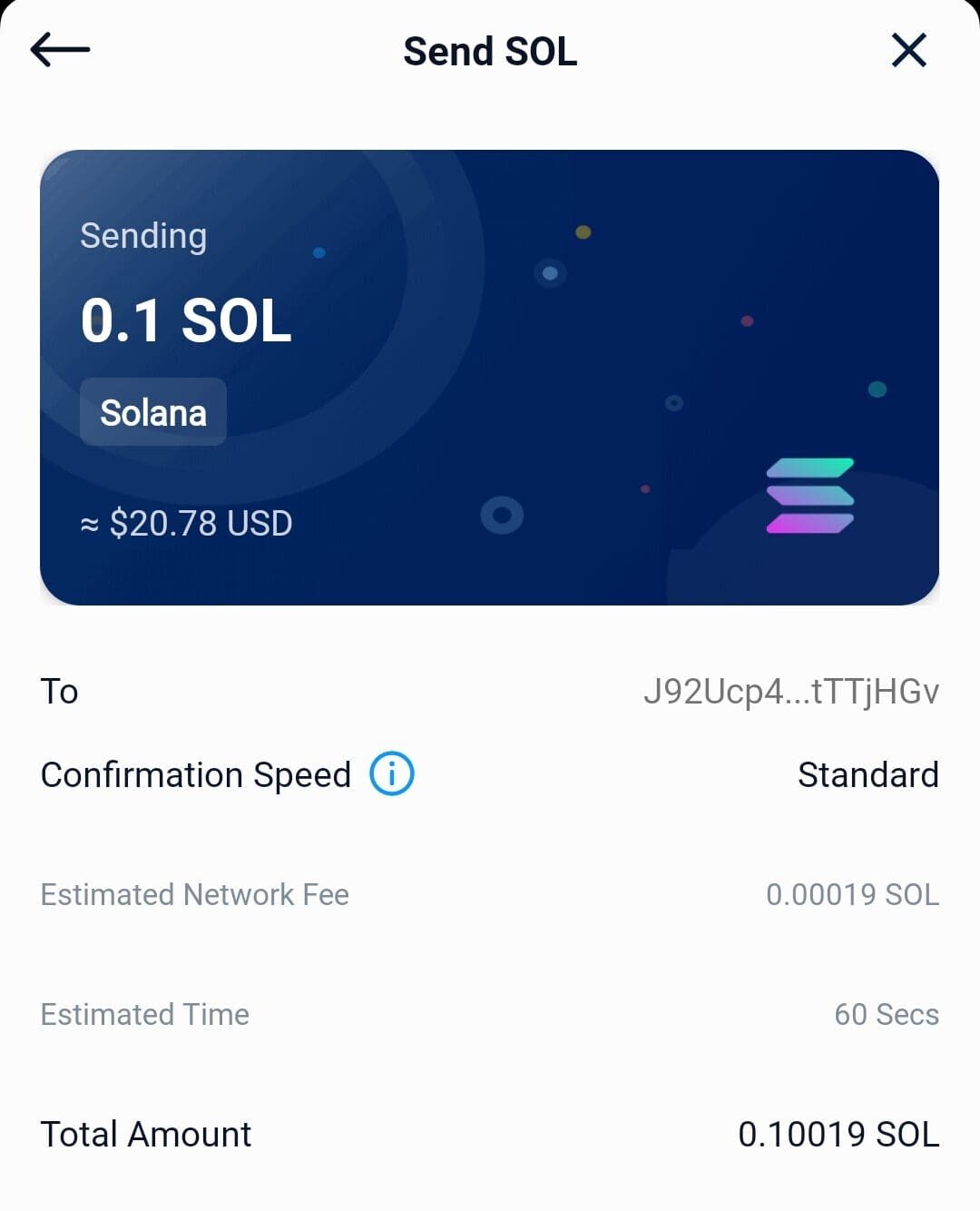 send SOL, send crypto, crypto.com DeFi wallet