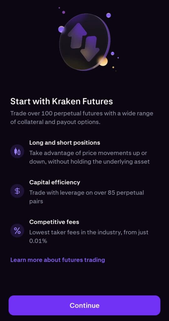 start with Kraken futures
