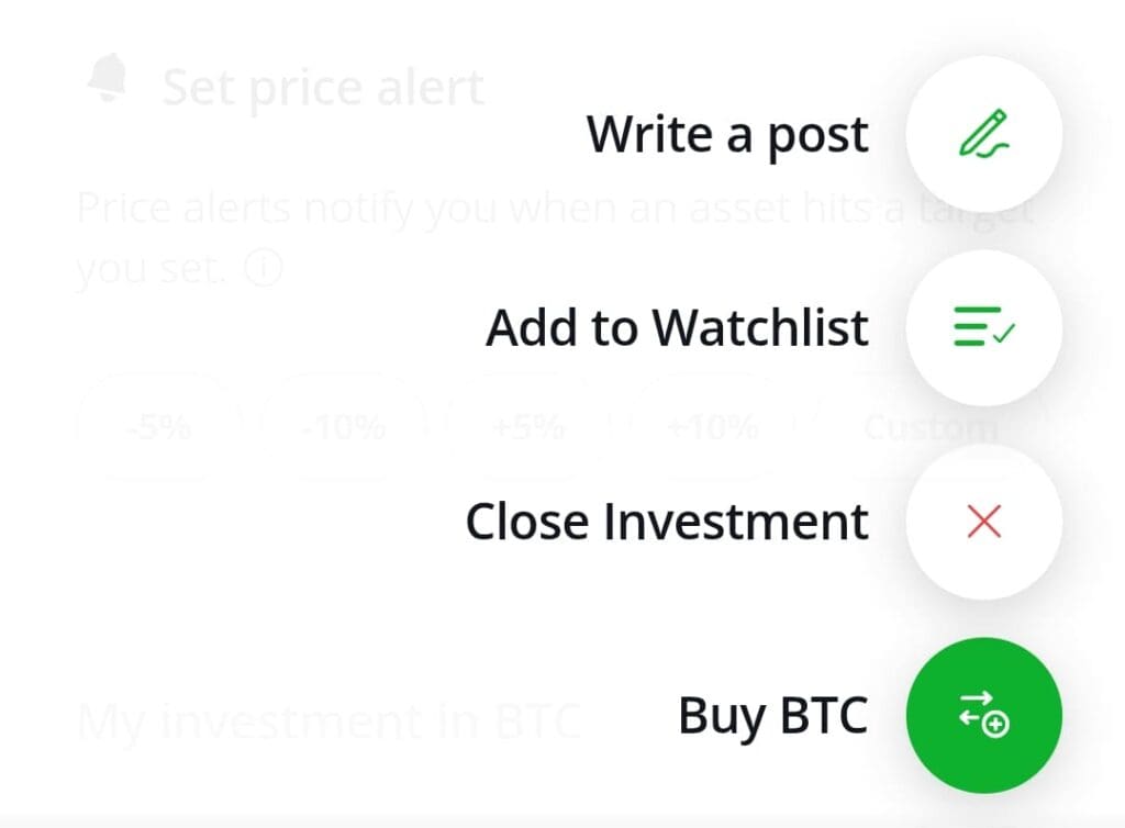 eToro club tier