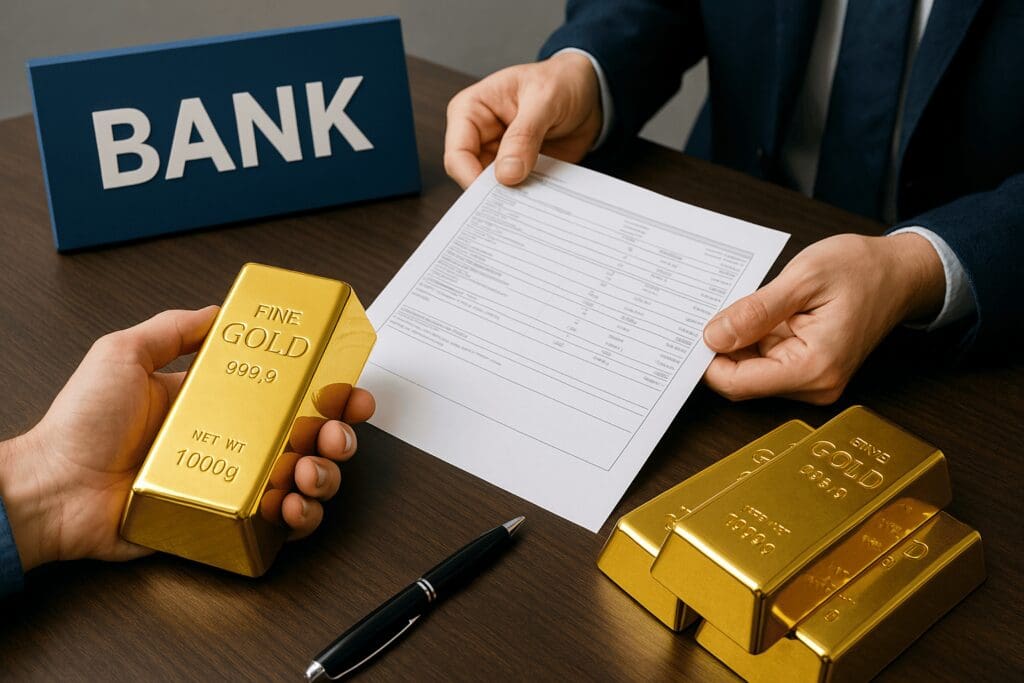 Buying Gold Bars from a Bank
