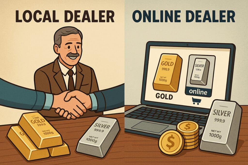 Local vs Online Gold Dealer